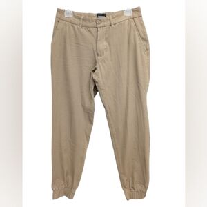 Frank & Oak men's Flex joggers brown size 31